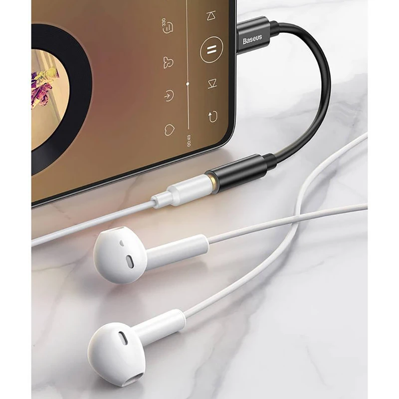 کابل تبدیل USB-C به AUX باسئوس مدل CATL54-0G